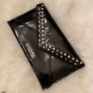 Michael Kors black clutch and bling!